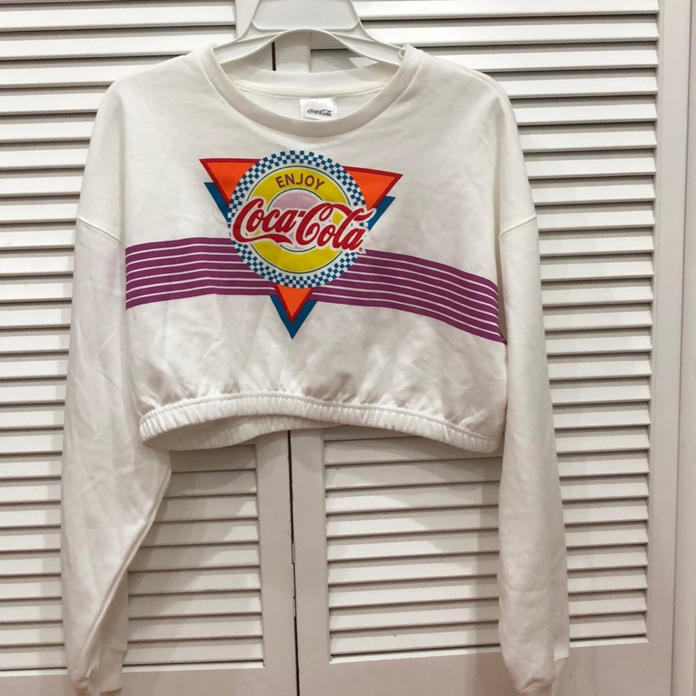 Coca-Cola cropped crewneck